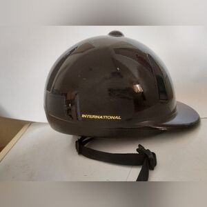 International Equestrian Riding Helmet L black